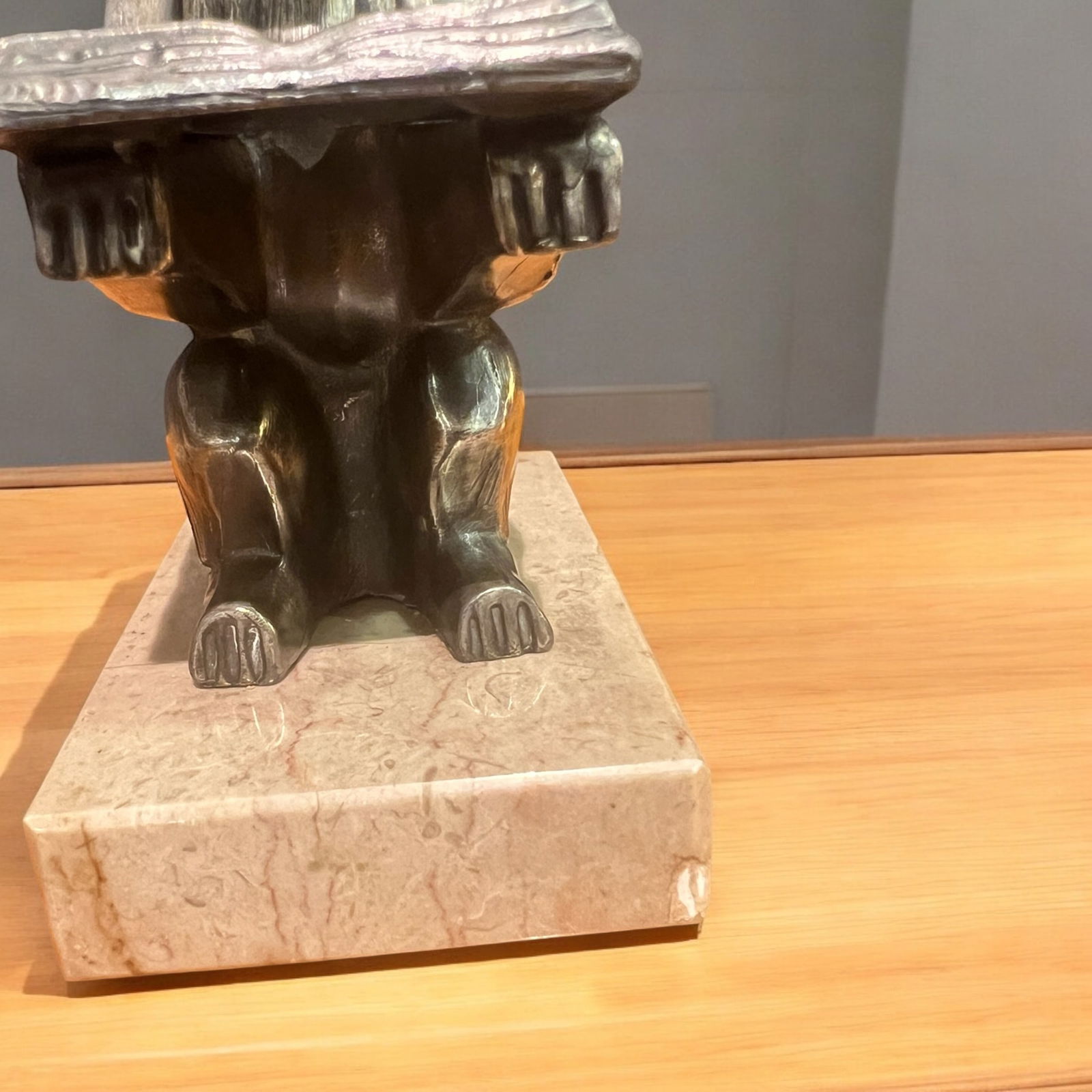 Art Deco Silver Pewter Bookends, 1930s, Set of 2 - 6