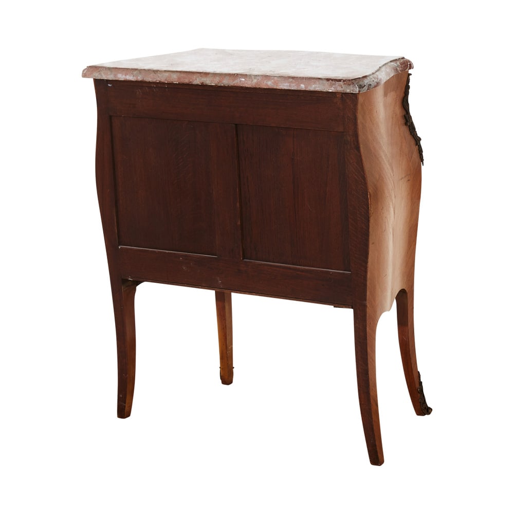 Rococo Marble Top Chest, 1950s - 6