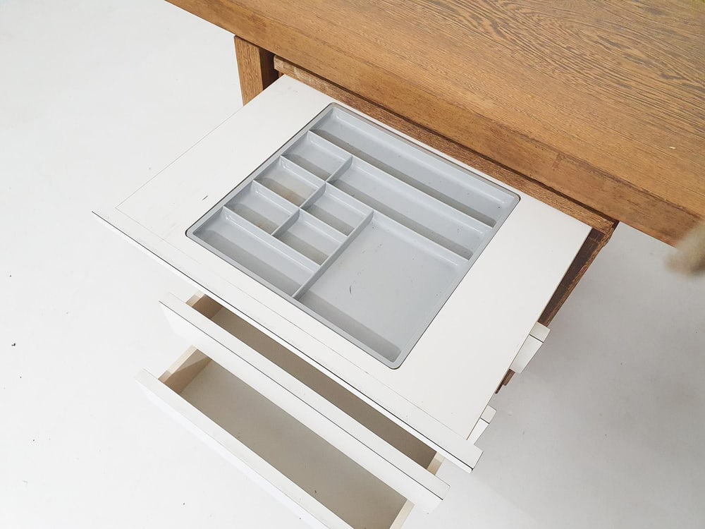 Wenge Desk attributed to T Spectrum, 1960s - 12