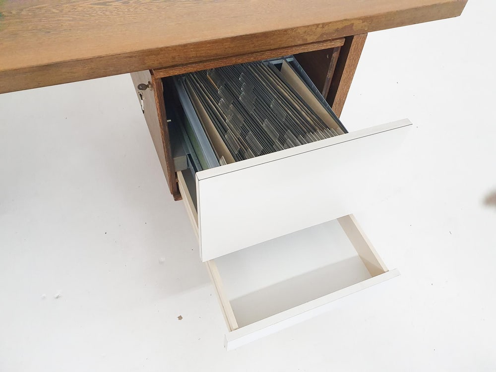 Wenge Desk attributed to T Spectrum, 1960s - 14