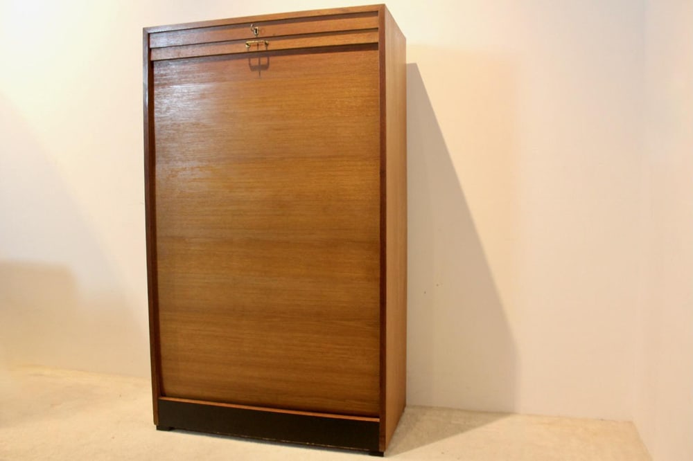 Dutch Library Office Storage Cabinet with Sliding Door - 5