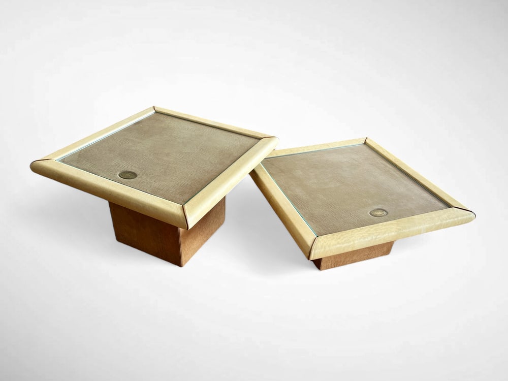 Set of Side Tables by Carlo Bartoli, 1980s - 3