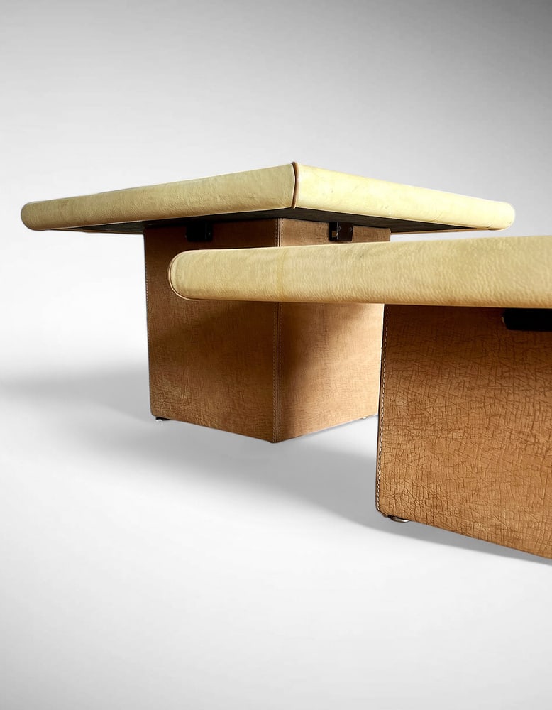 Set of Side Tables by Carlo Bartoli, 1980s - 6