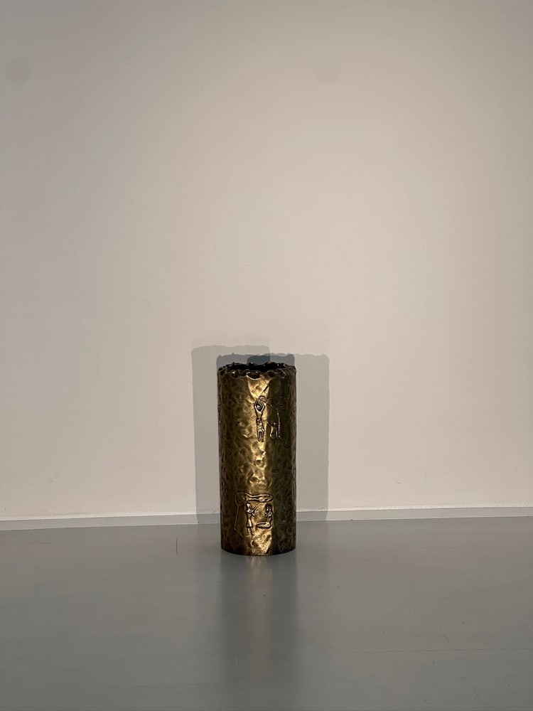 Brutalist Umbrella Stand by Angelo Bragalini, 1960s - 9