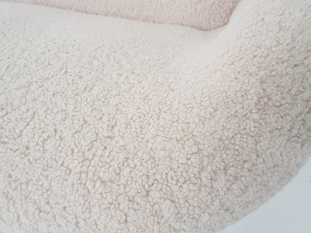 Scandinanvian Modern Sofa in Boucle, 1960s - 8