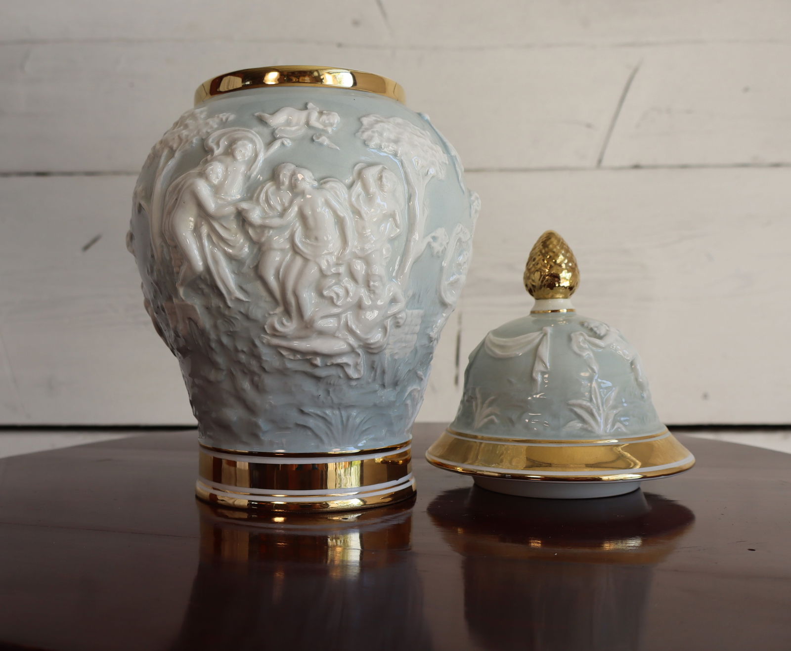 Ceramic Pieces in Capodimonte Ceramic, 1950s, Set of 5 - 17