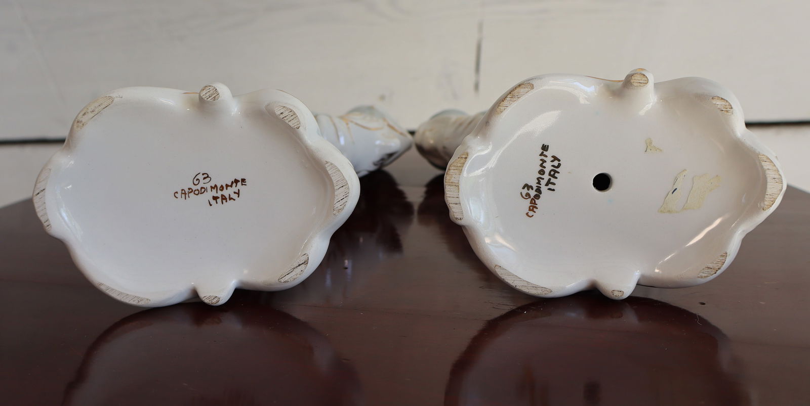 Ceramic Pieces in Capodimonte Ceramic, 1950s, Set of 5 - 18