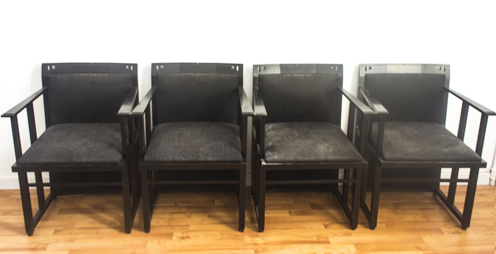 Galaxy Chairs by Umberto Asnago for Giorgetti, Set of 4 - 8