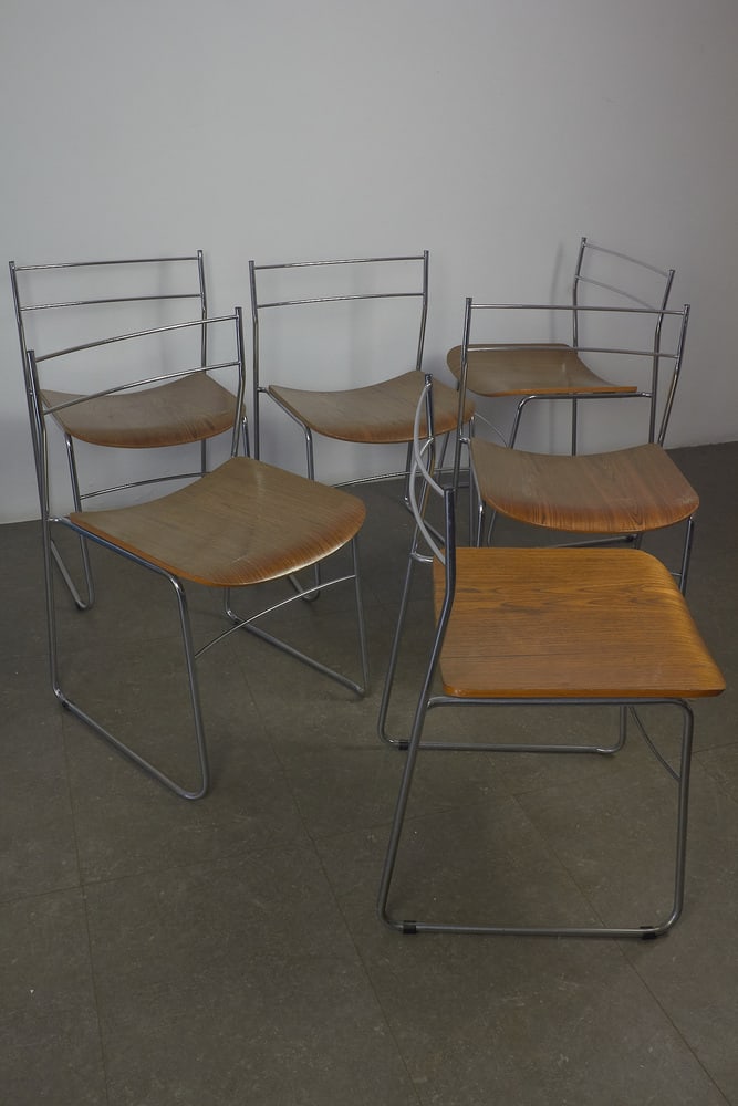 Chairs by Anonima Castelli, 1970s, Set of 6 - 9