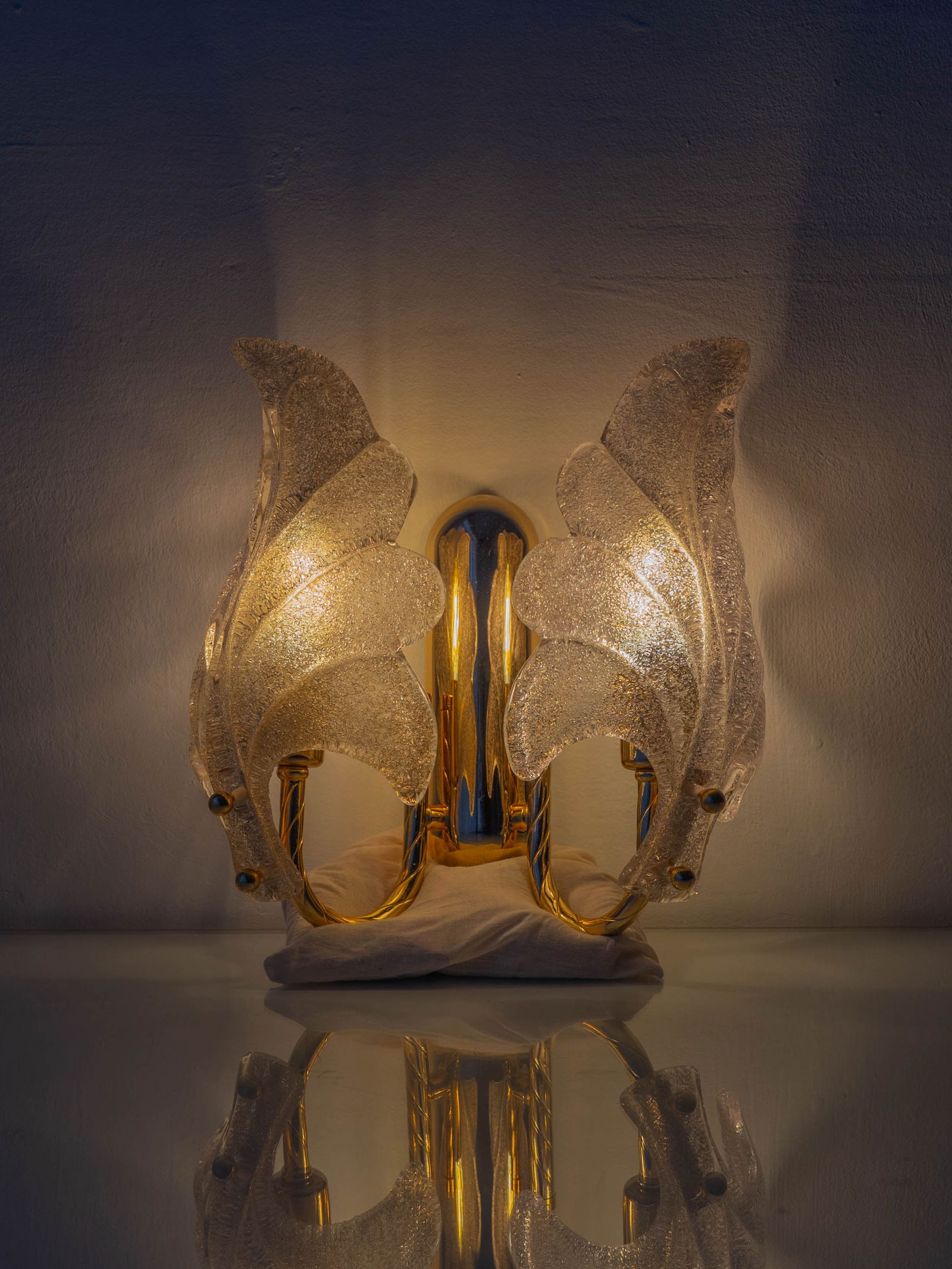 Mid-Century Graniglia Glass Wall Sconce, Italy, 1960s - 9