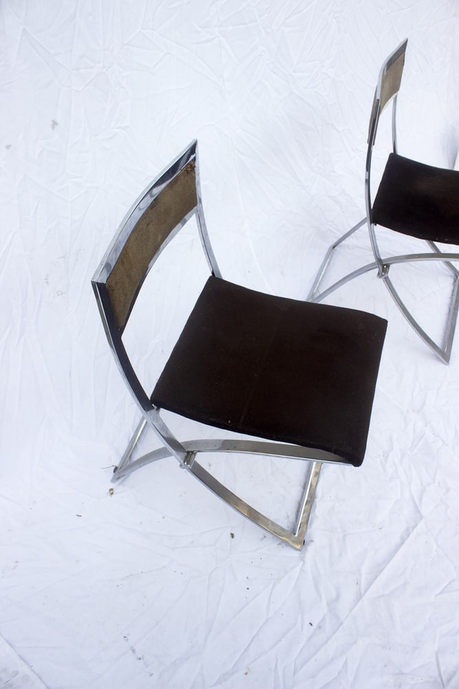 Luisa Chairs by Cuneo for Mobel Italia, Set of 2 - 4