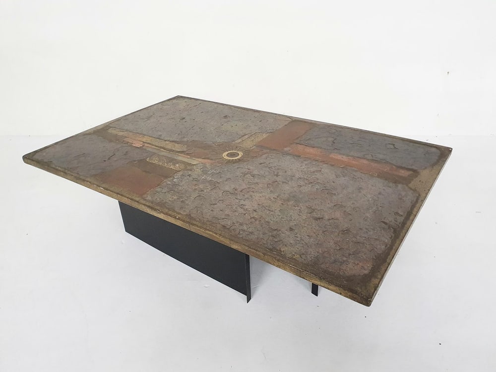 Dutch Stone Coffee Table by Paul Kingma, 1981 - 2