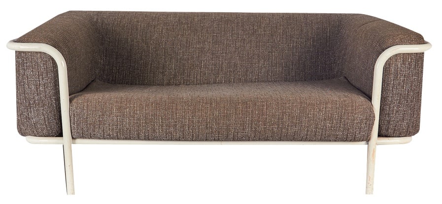 Sofa by Sergio Asti, 1960s: Country of Manufacture: Italy Design Period: 1960 to 1969 Production Period: Unknown Restoration and Damage Details: Light wear consistent with age and use Detailed Condition: Very Good — This v