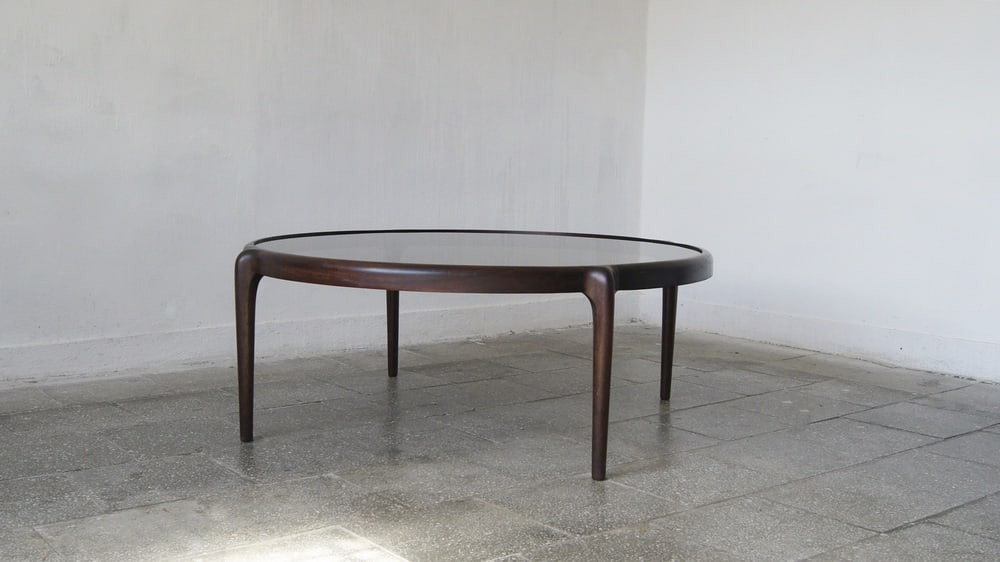 Large Mid-Century Coffee Table in Mahogany - 9