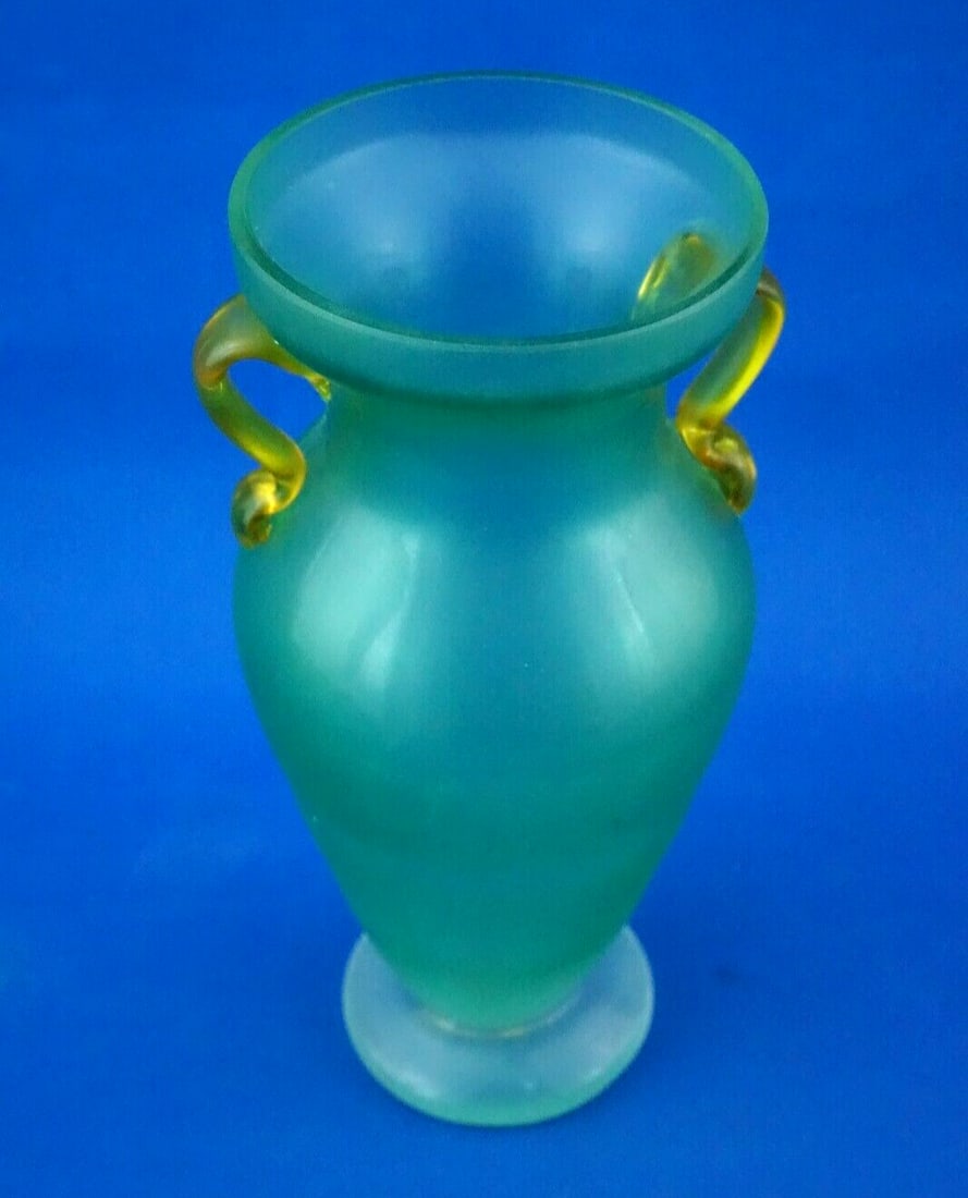 Murano Blown Glass Amphora Vase by Barbini, 1950s - 10