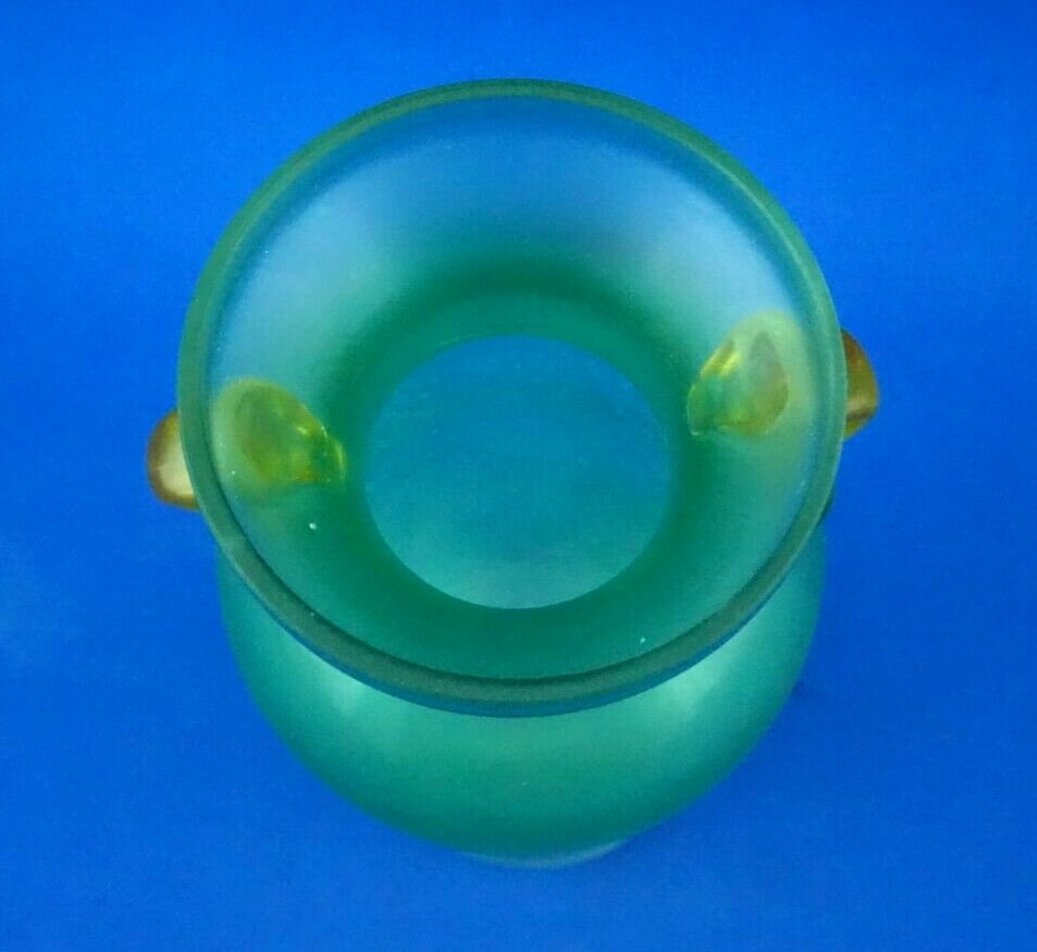 Murano Blown Glass Amphora Vase by Barbini, 1950s - 12