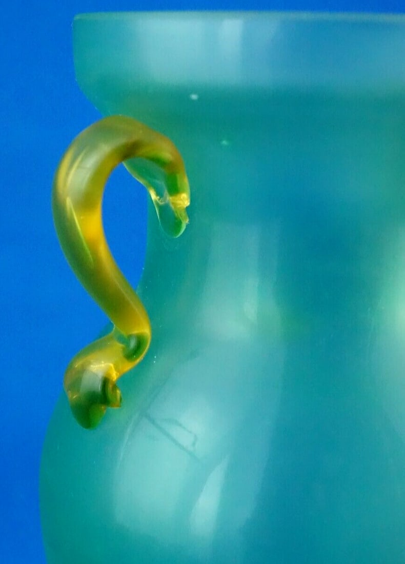 Murano Blown Glass Amphora Vase by Barbini, 1950s - 14