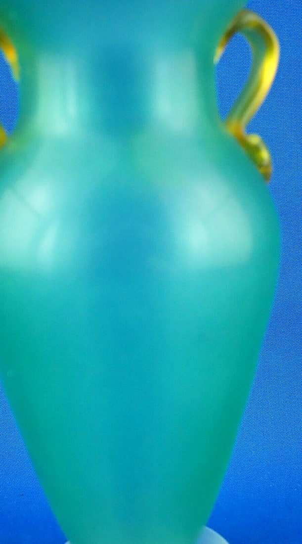 Murano Blown Glass Amphora Vase by Barbini, 1950s - 15