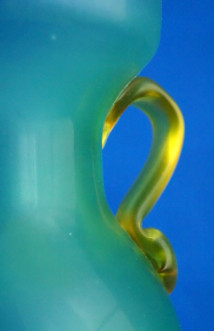 Murano Blown Glass Amphora Vase by Barbini, 1950s - 16