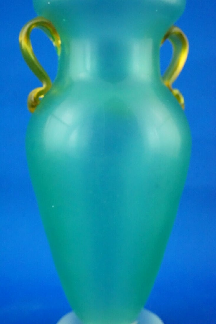 Murano Blown Glass Amphora Vase by Barbini, 1950s - 18