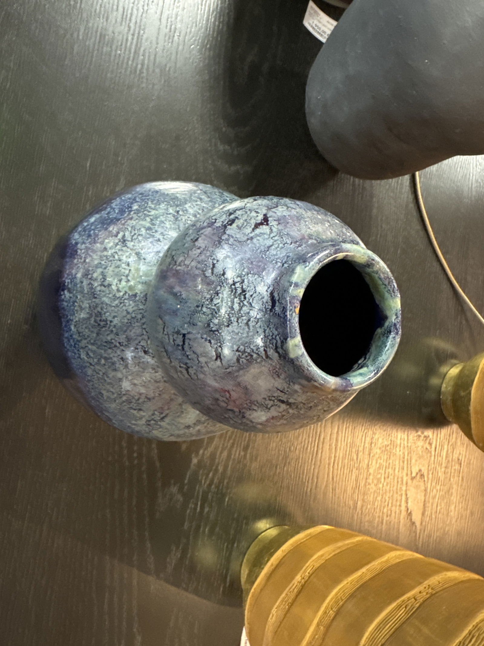 Large Bilobed Ceramic Vase byFelix Gête for CAB, 1920s - 3