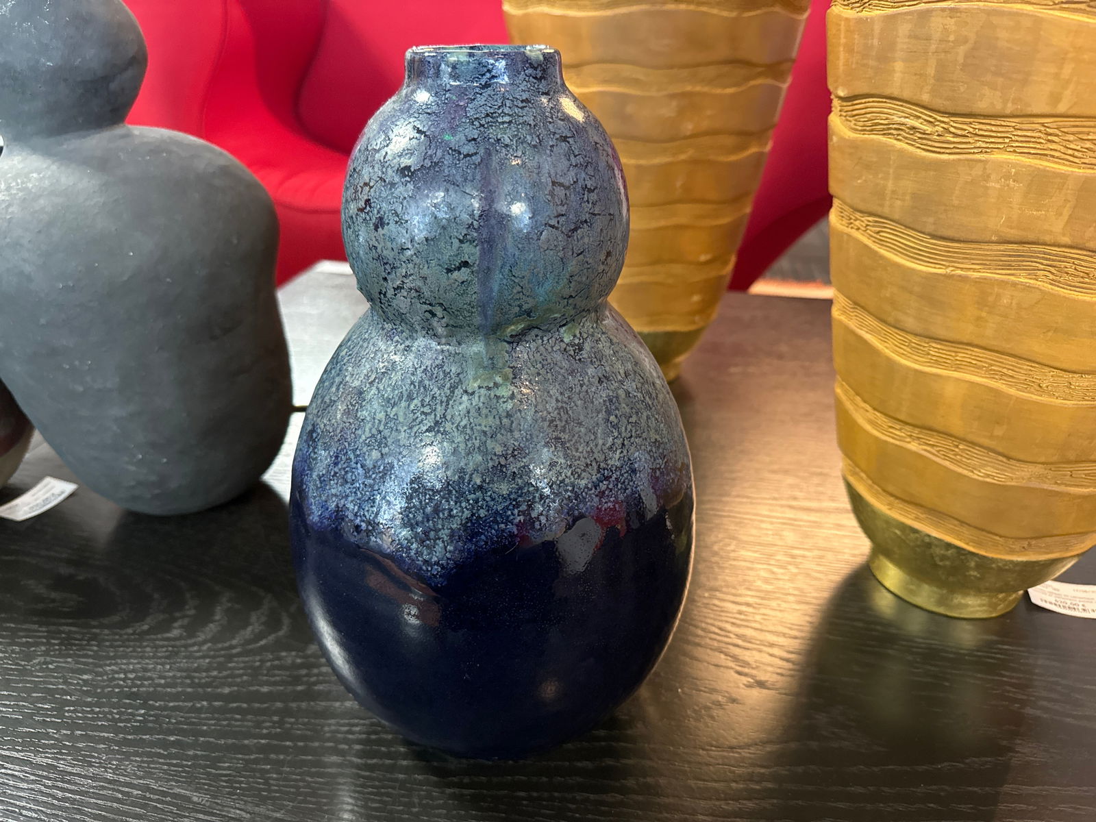 Large Bilobed Ceramic Vase byFelix Gête for CAB, 1920s - 6