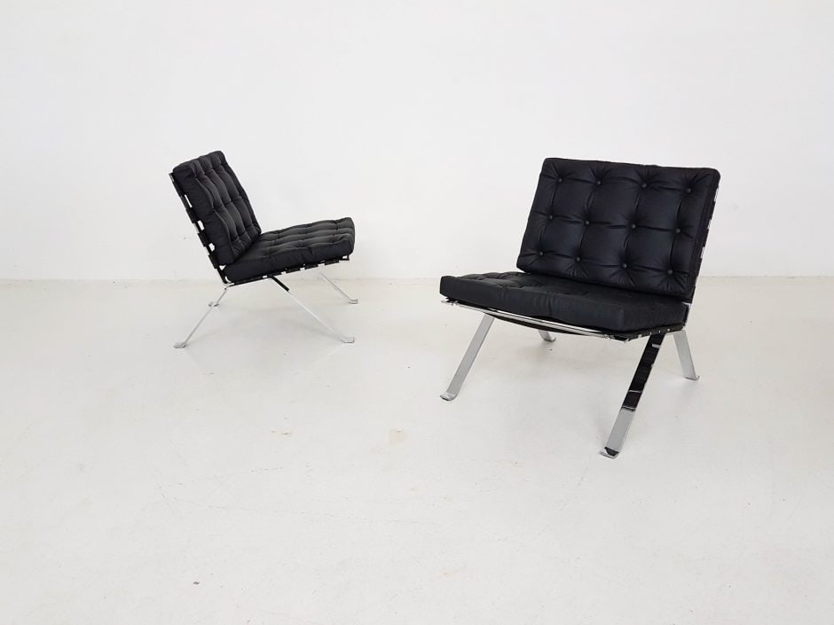 Set of Model Euro 1600 Lounge Chairs for Girsberger - 2