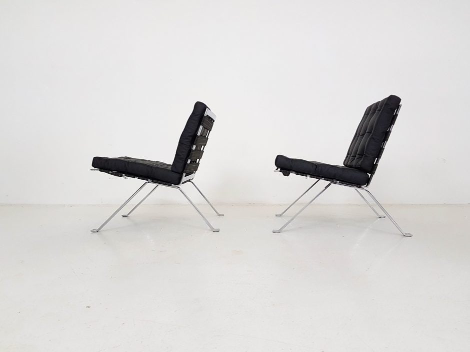 Set of Model Euro 1600 Lounge Chairs for Girsberger - 5