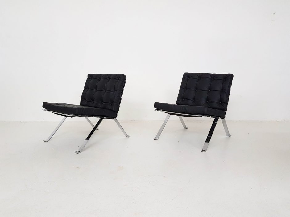 Set of Model Euro 1600 Lounge Chairs for Girsberger - 7