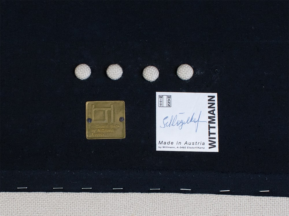 Armchair and Ottoman for Wittmann, 1980s, Set of 3 - 6