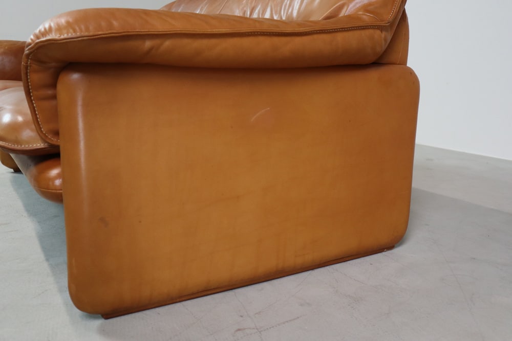 DS-16 Leather Sofa from de Sede, Switzerland, 1970s - 10