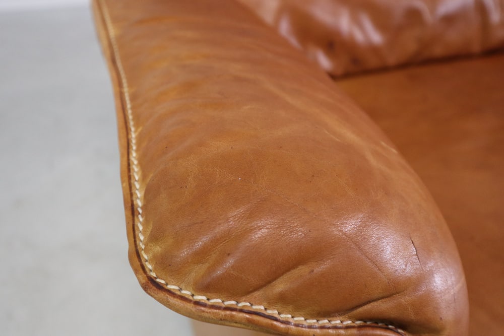 DS-16 Leather Sofa from de Sede, Switzerland, 1970s - 13