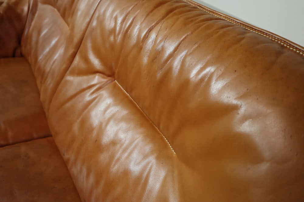DS-16 Leather Sofa from de Sede, Switzerland, 1970s - 16