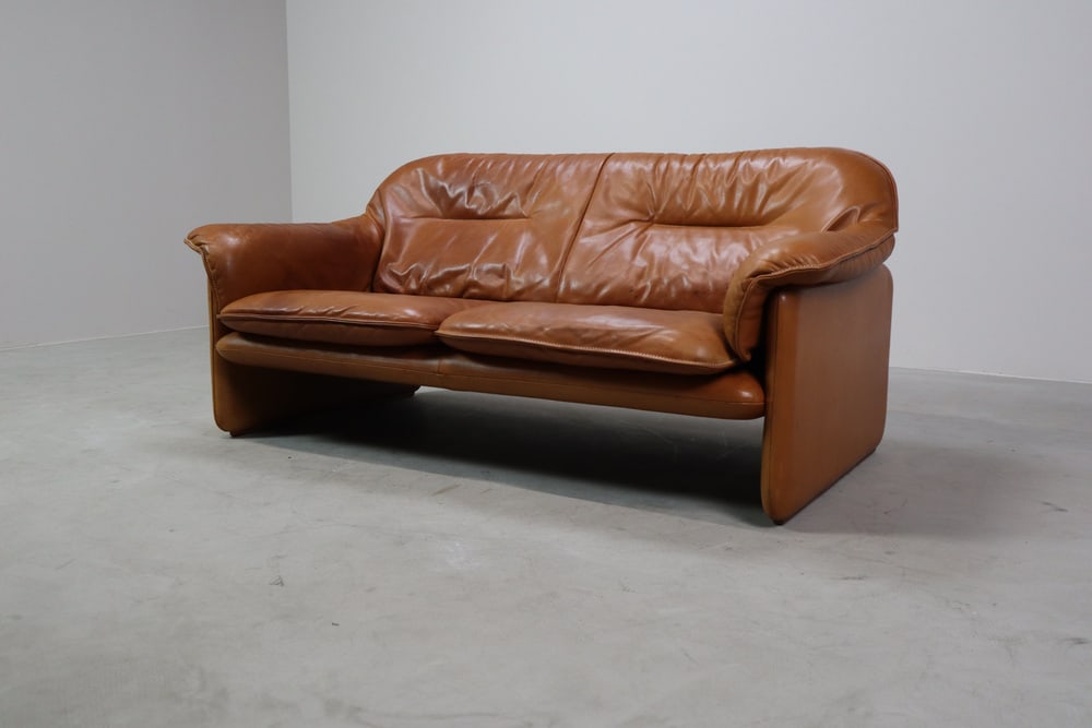 DS-16 Leather Sofa from de Sede, Switzerland, 1970s - 2