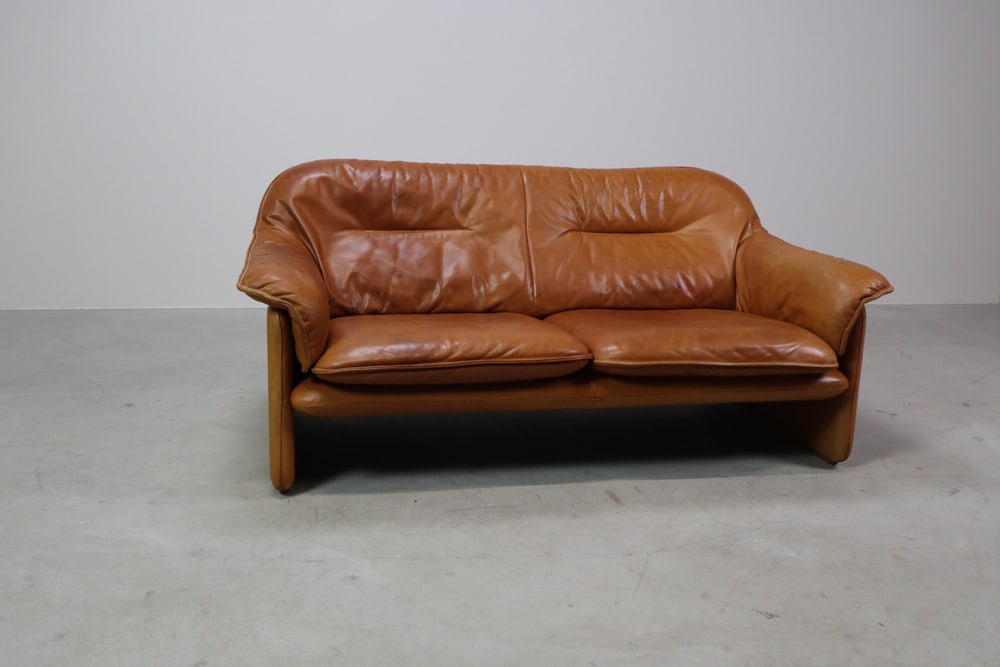 DS-16 Leather Sofa from de Sede, Switzerland, 1970s - 3