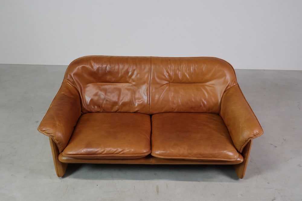 DS-16 Leather Sofa from de Sede, Switzerland, 1970s - 5