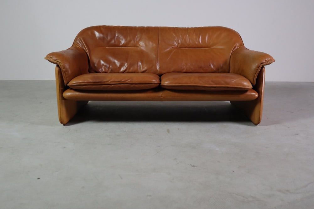 DS-16 Leather Sofa from de Sede, Switzerland, 1970s - 7