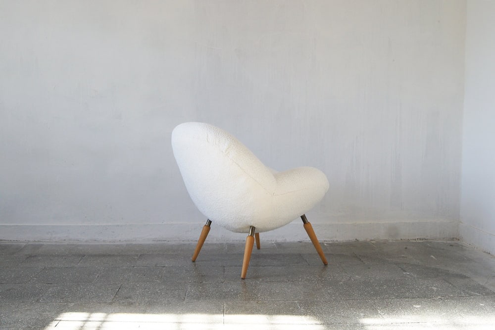 Boucle Lounge Chair by Fritz Neth for Correcta - 5