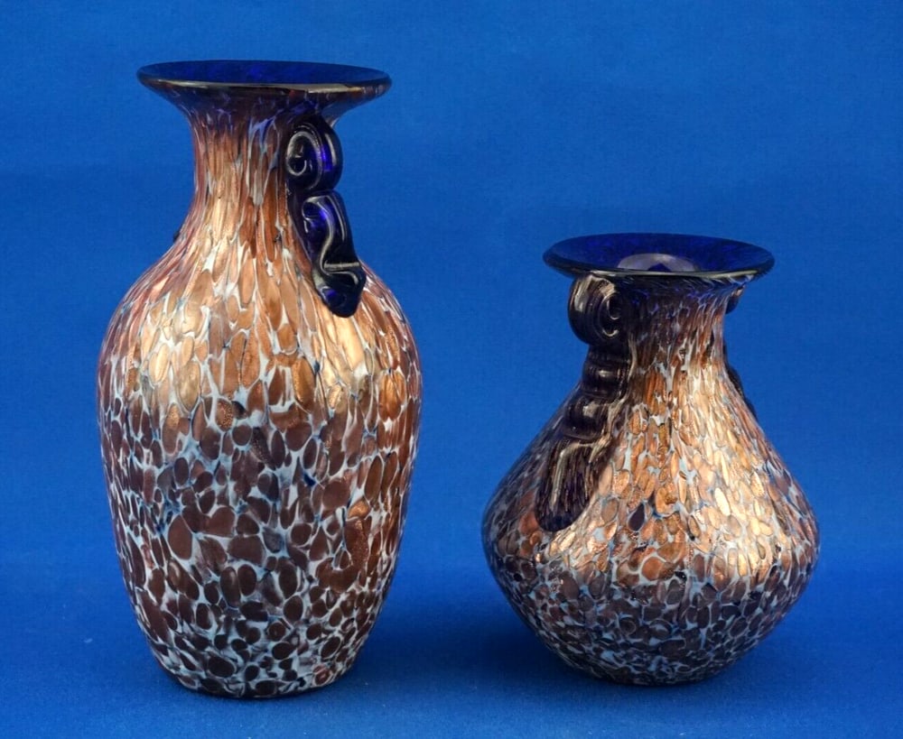 Glass Vases, 1960s, Set of 2 - 3
