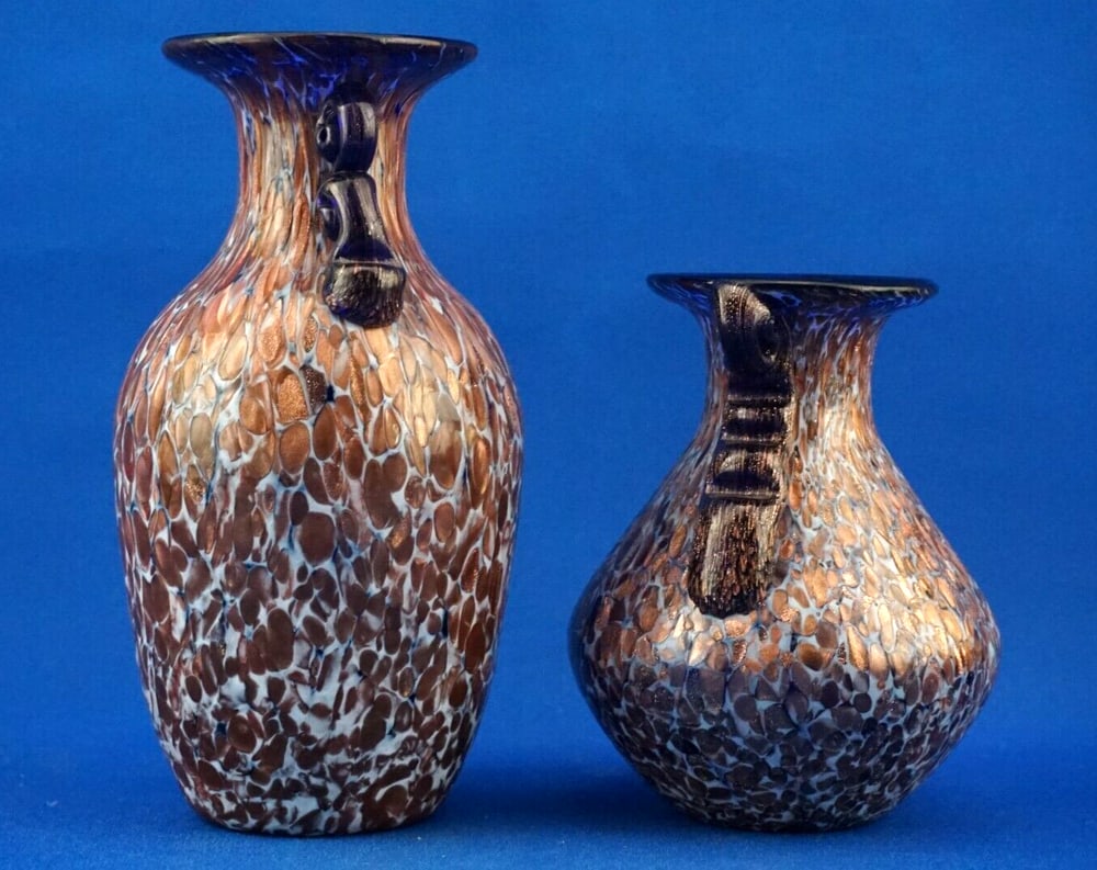 Glass Vases, 1960s, Set of 2 - 5