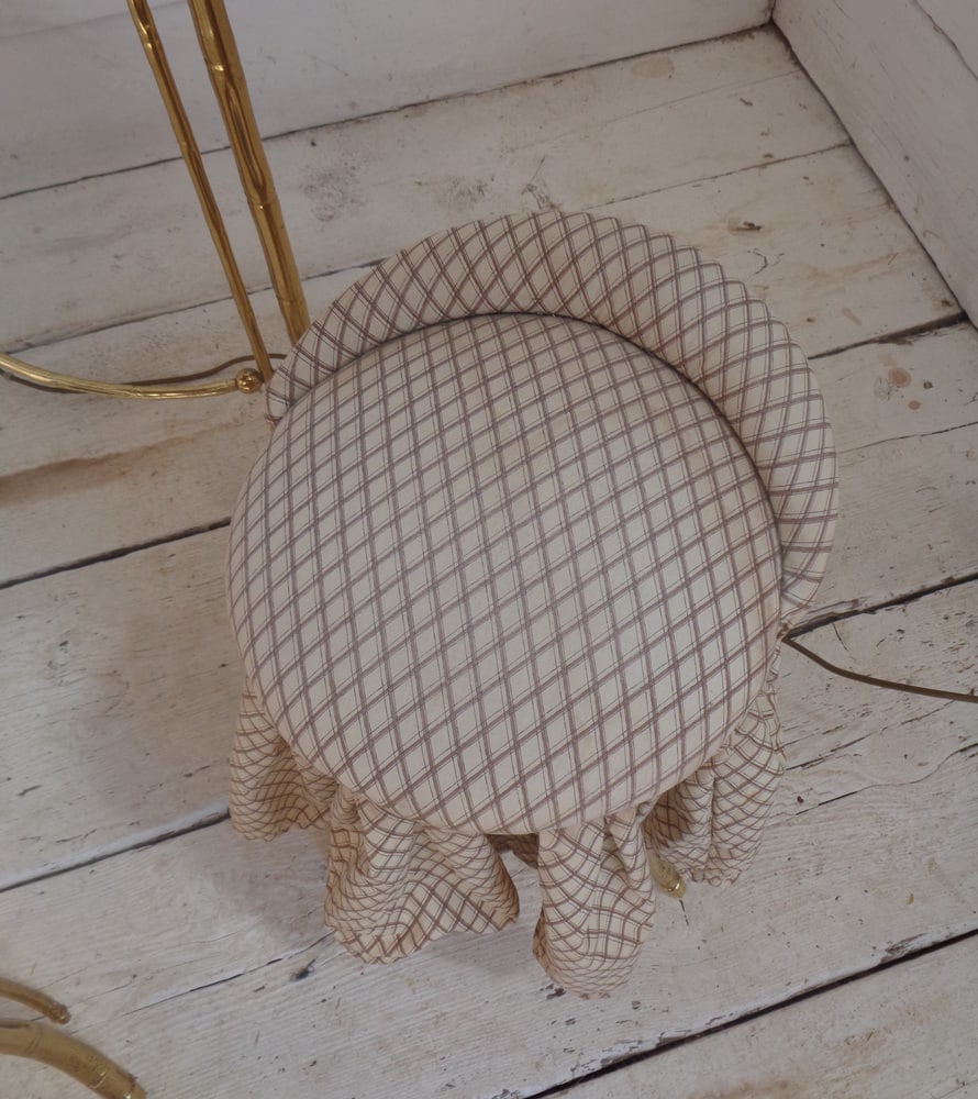 Dressing Table and Seat in Faux Bamboo, 1950s, Set of 2 - 20