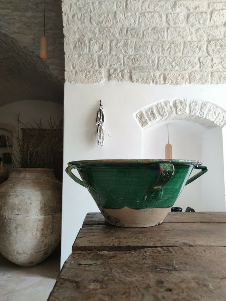 Antique Italian Ceramic Bowl, 1800s - 2