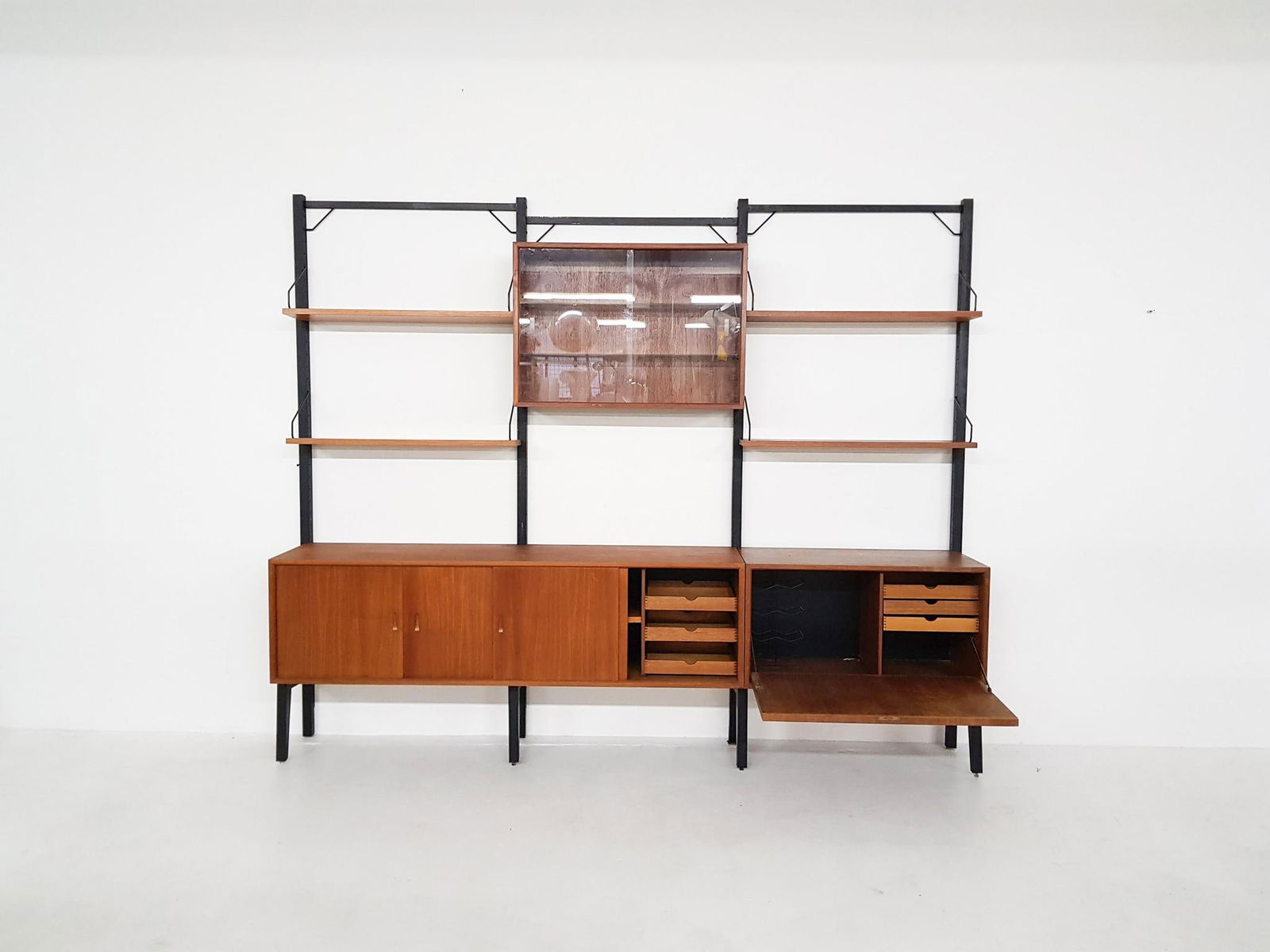 Danish Wall Units by Cadovius for Royal System, 1950s - 2