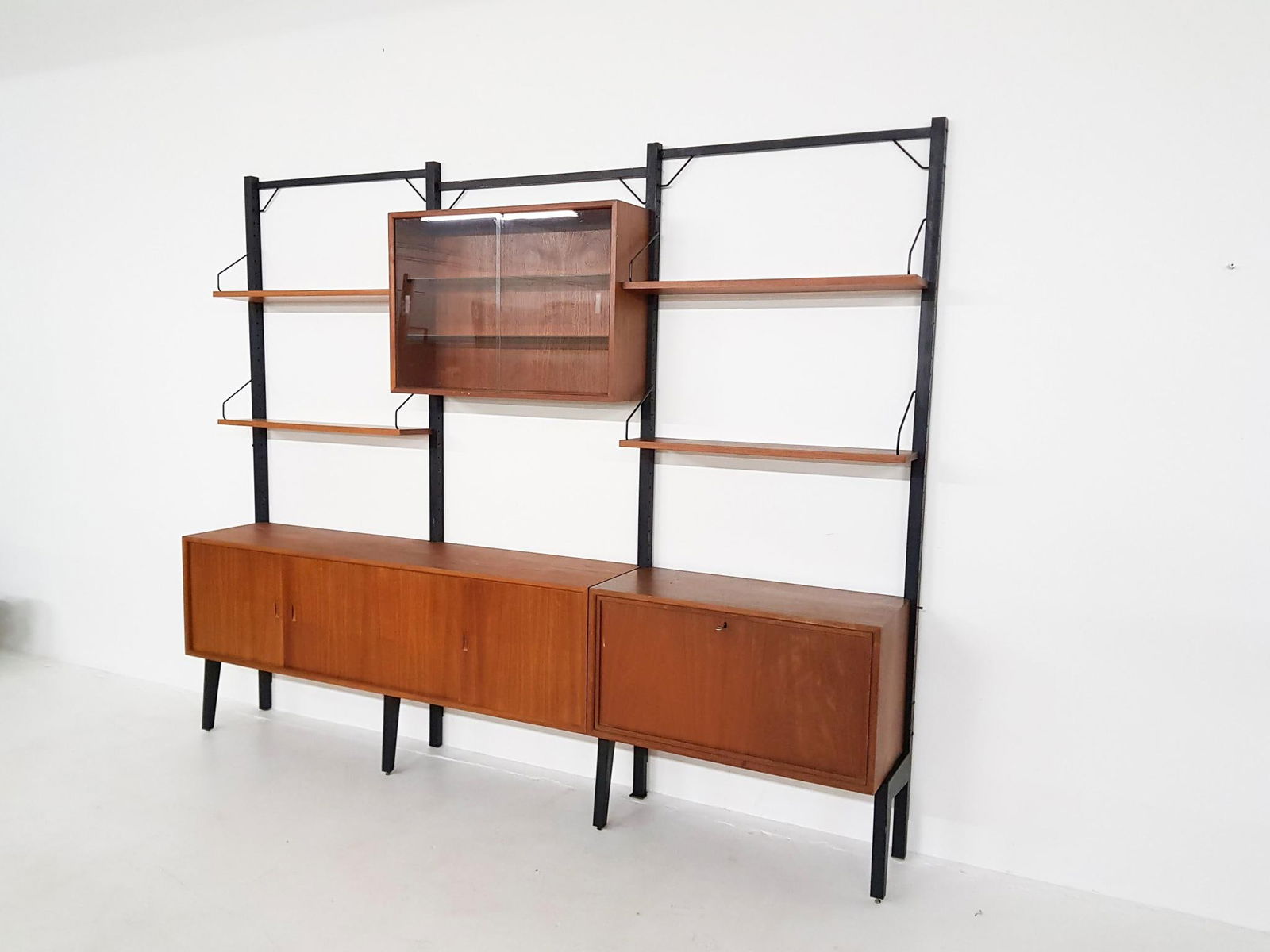 Danish Wall Units by Cadovius for Royal System, 1950s - 5