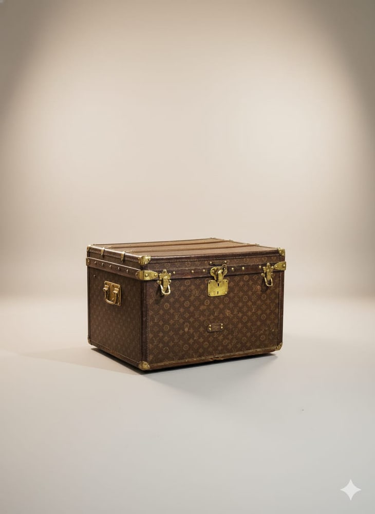 Antique Trunk from Louis Vuitton, 1905 - 2