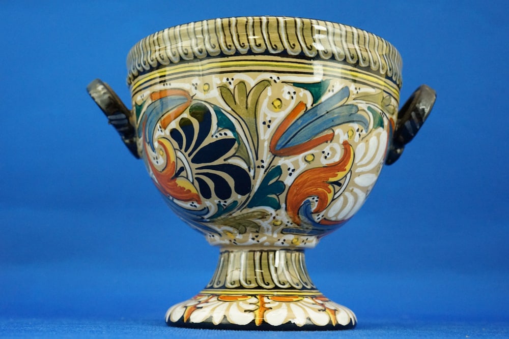 Vintage Ceramic Cup Vase by MAR M.A.R. Pesaro, 1950s - 10