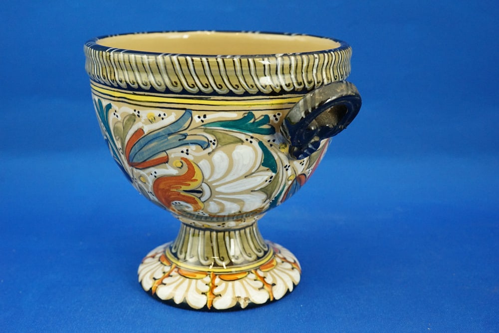 Vintage Ceramic Cup Vase by MAR M.A.R. Pesaro, 1950s - 6