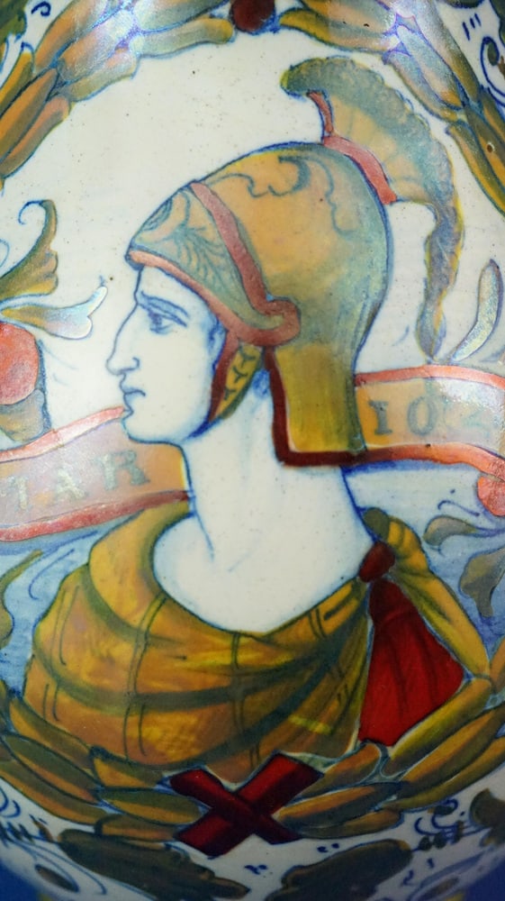 Ceramic Jug Vase by Gualdo Tadino for ICAP, 1920s - 18