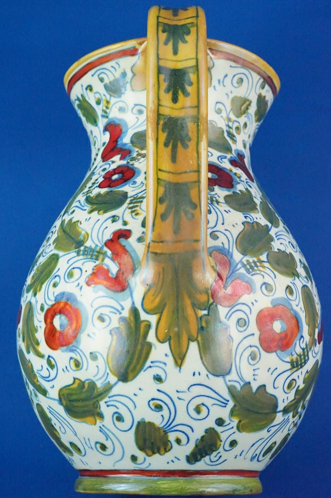 Ceramic Jug Vase by Gualdo Tadino for ICAP, 1920s - 19