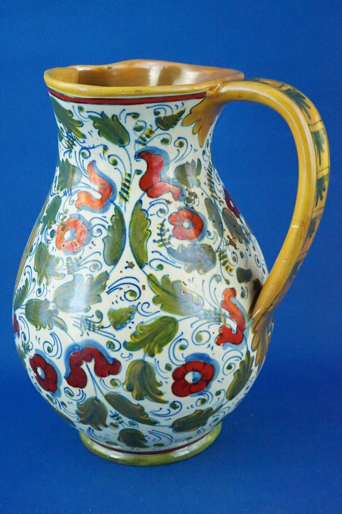 Ceramic Jug Vase by Gualdo Tadino for ICAP, 1920s - 4
